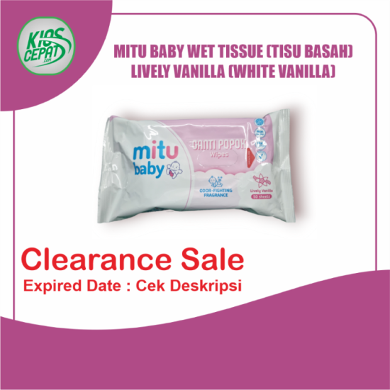 MITU Baby Wet Tissue WHITE VANILLA 50s
