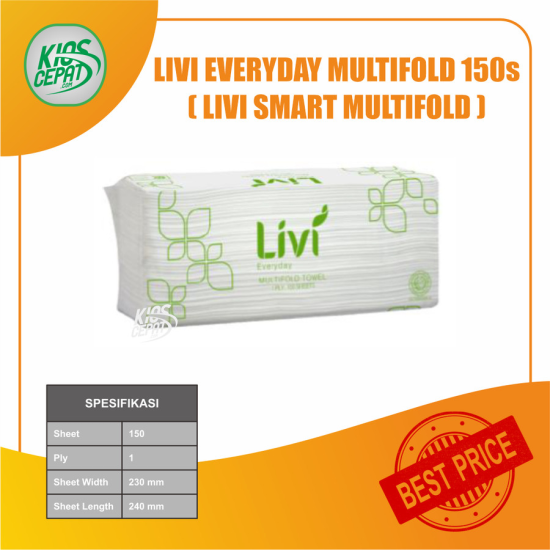 Tissue LIVI SMART TOWEL Multifold / Everyday 150's