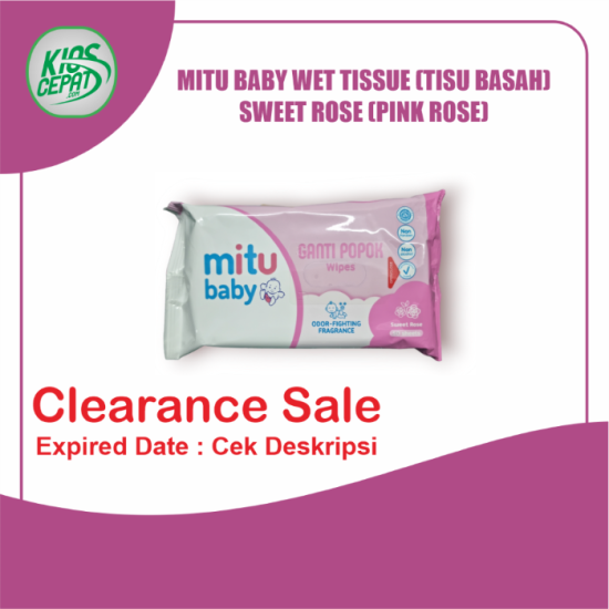 MITU Baby Wet Tissue PINK ROSE 50s